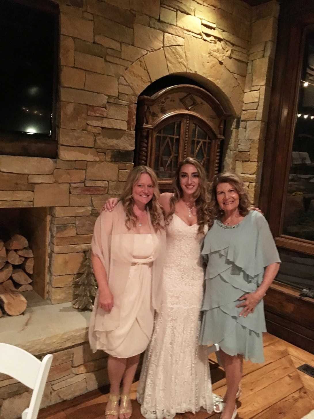 Aug 20 wedding day Girls with Grandma